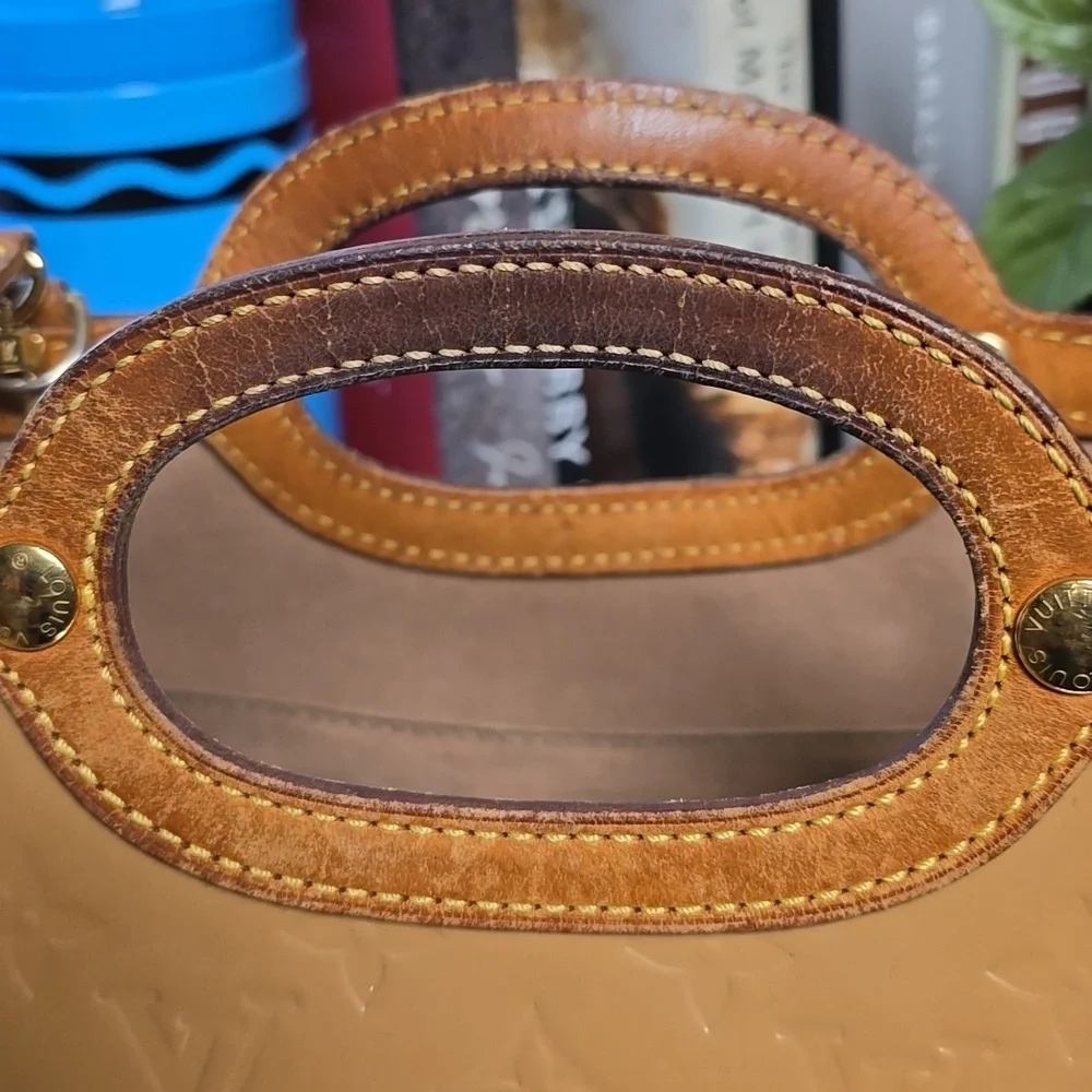Vernis louis vuitton satchel shoulder bag with strap - Picture 2 of 14